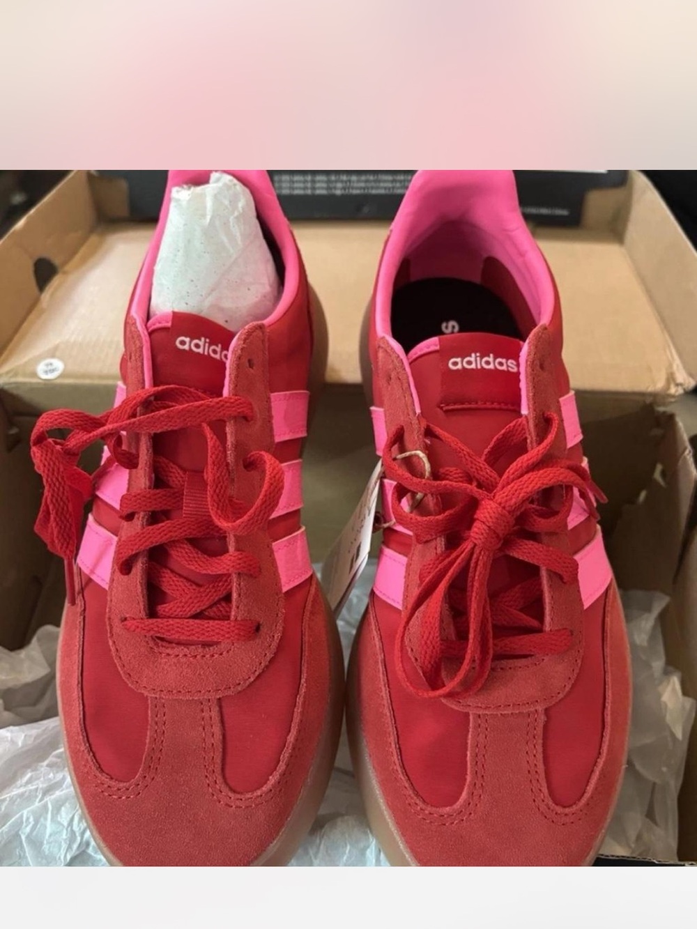 adidas Women’s Red & Pink Athletic Sneakers